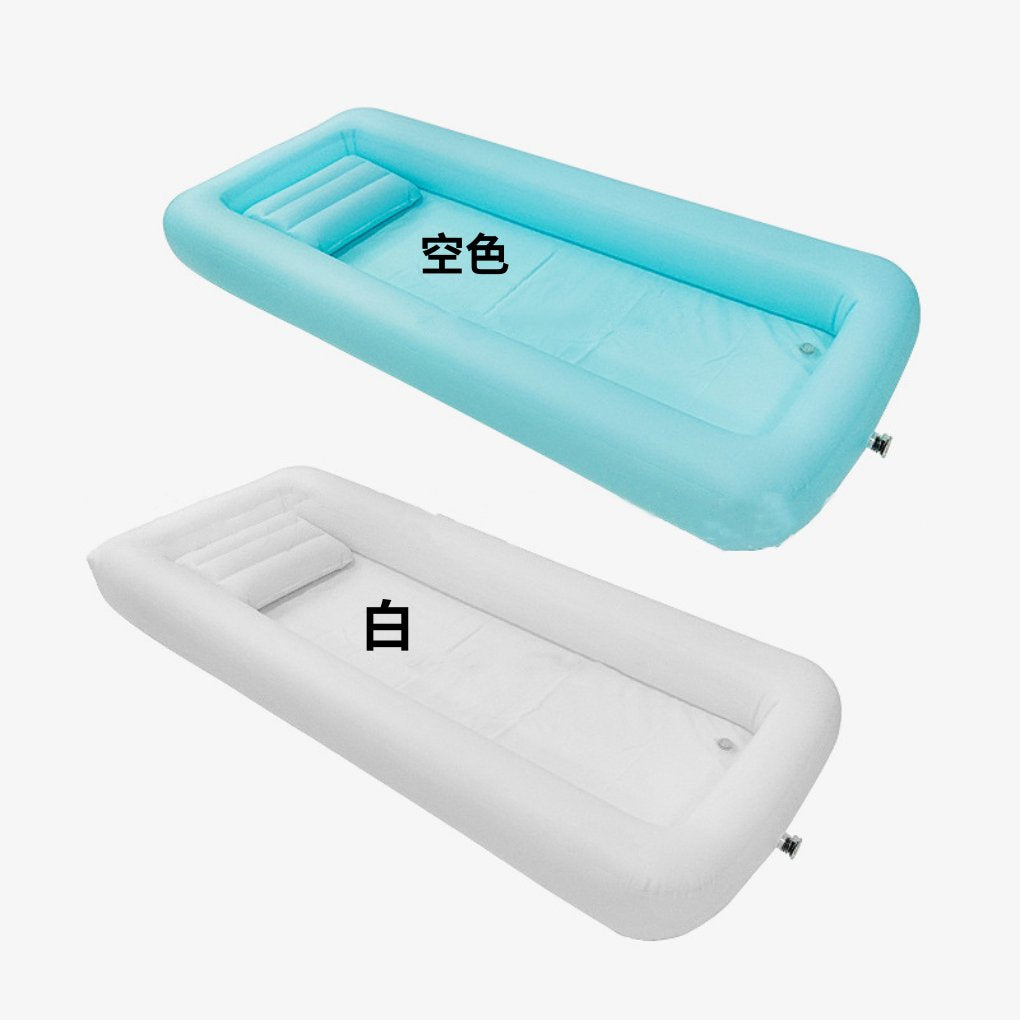 高齢者や移動に困難を抱える人のためのインフレータブルバスタブ